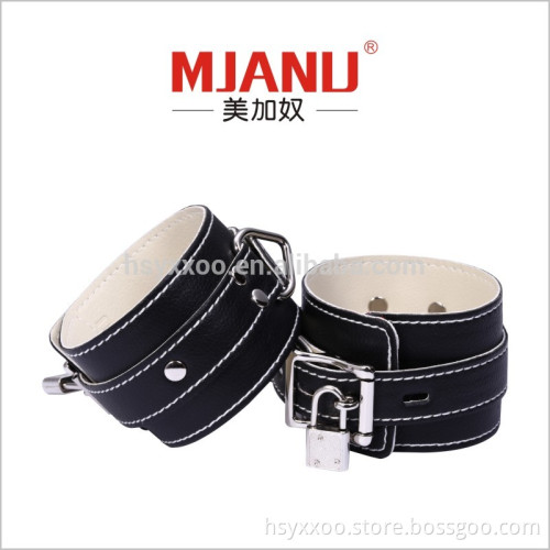 Top Quality SM sex Toys Deluxe Locking Ankle Cuffs